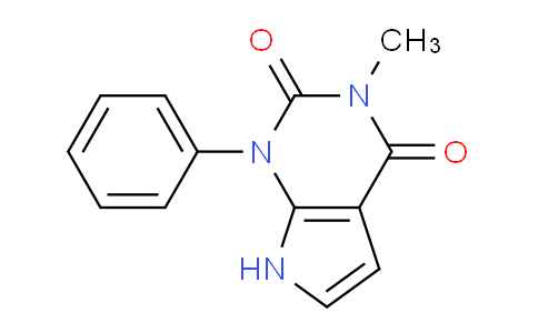 CAS No. 39929-82-3, 3-Methyl-1-phenyl-1H-pyrrolo[2,3-d]pyrimidine-2,4(3H,7H)-dione