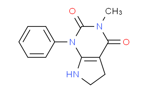 CAS No. 39929-87-8, 3-Methyl-1-phenyl-6,7-dihydro-1H-pyrrolo[2,3-d]pyrimidine-2,4(3H,5H)-dione