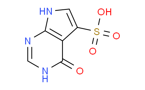 CAS No. 22277-06-1, 4-Oxo-4,7-dihydro-3H-pyrrolo[2,3-d]pyrimidine-5-sulfonic acid