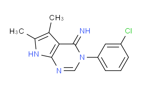 DY779461 | 214284-98-7 | 3-(3-Chlorophenyl)-5,6-dimethyl-3H-pyrrolo[2,3-d]pyrimidin-4(7H)-imine