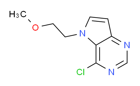 CAS No. 919278-16-3, 4-Chloro-5-(2-methoxyethyl)-5H-pyrrolo[3,2-d]pyrimidine