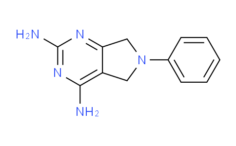 CAS No. 23935-89-9, 6-Phenyl-6,7-dihydro-5H-pyrrolo[3,4-d]pyrimidine-2,4-diamine