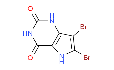 CAS No. 20419-75-4, 6,7-Dibromo-1H-pyrrolo[3,2-d]pyrimidine-2,4(3H,5H)-dione