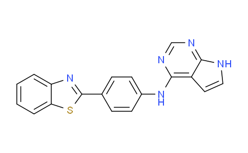 DY779500 | 920519-66-0 | N-(4-(Benzo[d]thiazol-2-yl)phenyl)-7H-pyrrolo[2,3-d]pyrimidin-4-amine