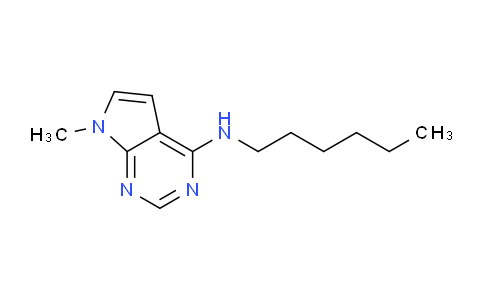 CAS No. 21097-51-8, N-Hexyl-7-methyl-7H-pyrrolo[2,3-d]pyrimidin-4-amine