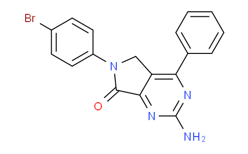CAS No. 76628-82-5, 2-Amino-6-(4-bromophenyl)-4-phenyl-5H-pyrrolo[3,4-d]pyrimidin-7(6H)-one