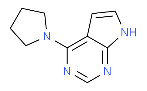 CAS No. 90870-68-1, 4-(Pyrrolidin-1-yl)-7H-pyrrolo[2,3-d]pyrimidine