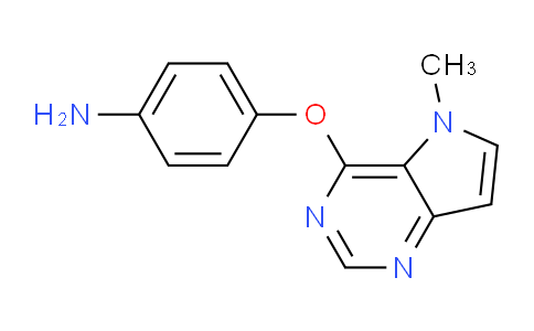 CAS No. 919278-08-3, 4-((5-Methyl-5H-pyrrolo[3,2-d]pyrimidin-4-yl)oxy)aniline