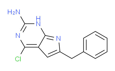 CAS No. 651358-63-3, 6-Benzyl-4-chloro-1H-pyrrolo[2,3-d]pyrimidin-2-amine