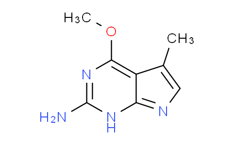 CAS No. 90358-17-1, 4-Methoxy-5-methyl-1H-pyrrolo[2,3-d]pyrimidin-2-amine