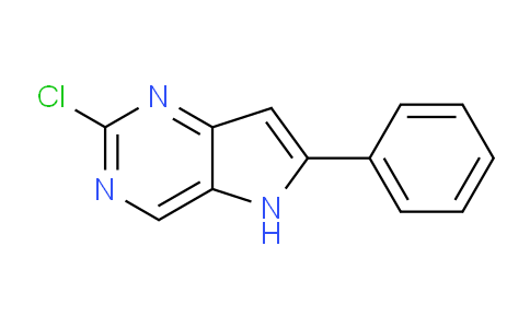 CAS No. 1439397-35-9, 2-Chloro-6-phenyl-5H-pyrrolo[3,2-d]pyrimidine