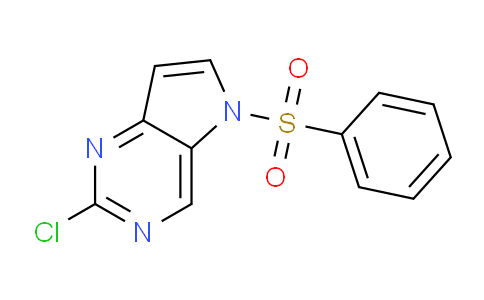 CAS No. 1917340-36-3, 2-Chloro-5-(phenylsulfonyl)-5H-pyrrolo[3,2-d]pyrimidine