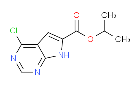 CAS No. 1351094-81-9, Isopropyl 4-chloro-7H-pyrrolo[2,3-d]pyrimidine-6-carboxylate