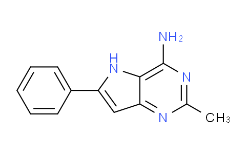 CAS No. 72549-61-2, 2-Methyl-6-phenyl-5H-pyrrolo[3,2-d]pyrimidin-4-amine
