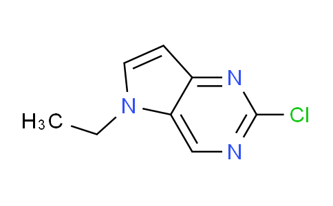 CAS No. 1415346-17-6, 2-Chloro-5-ethyl-5H-pyrrolo[3,2-d]pyrimidine