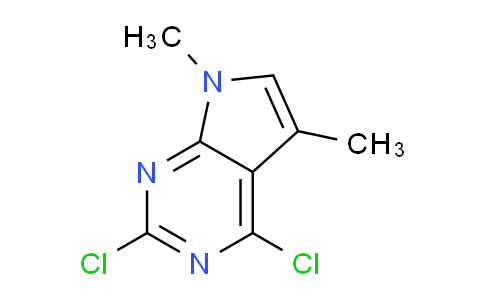 CAS No. 1638764-36-9, 2,4-Dichloro-5,7-dimethyl-7H-pyrrolo[2,3-d]pyrimidine