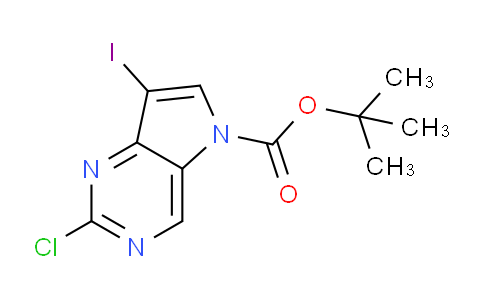CAS No. 1935150-68-7, tert-Butyl 2-chloro-7-iodo-5H-pyrrolo[3,2-d]pyrimidine-5-carboxylate