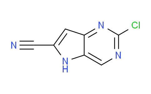 CAS No. 1935335-48-0, 2-Chloro-5H-pyrrolo[3,2-d]pyrimidine-6-carbonitrile