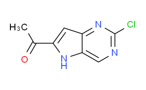 CAS No. 1934770-73-6, 1-(2-Chloro-5H-pyrrolo[3,2-d]pyrimidin-6-yl)ethanone
