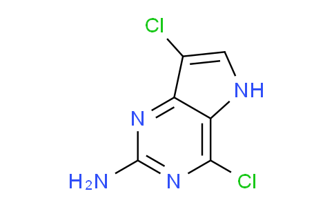 CAS No. 1824497-09-7, 4,7-Dichloro-5H-pyrrolo[3,2-d]pyrimidin-2-amine