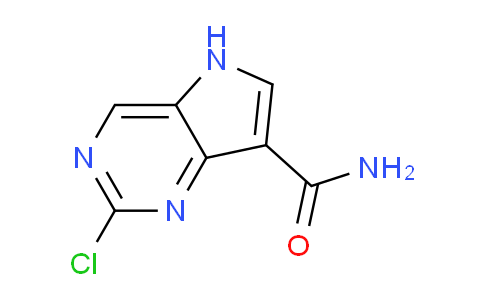 CAS No. 1935651-46-9, 2-Chloro-5H-pyrrolo[3,2-d]pyrimidine-7-carboxamide