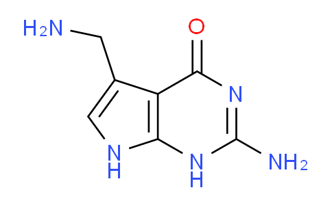 CAS No. 69251-45-2, 2-Amino-5-(aminomethyl)-1,7-dihydro-4H-pyrrolo[2,3-d]pyrimidin-4-one