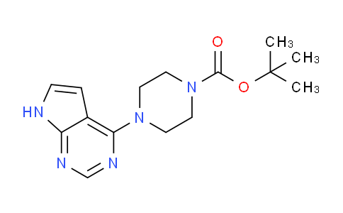 CAS No. 1248587-70-3, tert-Butyl 4-(7H-pyrrolo[2,3-d]pyrimidin-4-yl)piperazine-1-carboxylate