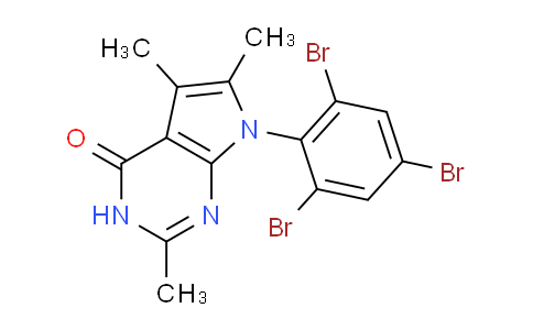 DY779606 | 291539-89-4 | 2,5,6-Trimethyl-7-(2,4,6-tribromophenyl)-3H-pyrrolo[2,3-d]pyrimidin-4(7H)-one