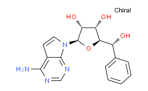 DY779617 | 2040291-27-6 | (2R,3R,4S,5R)-2-(4-aminopyrrolo[2,3-d]pyrimidin-7-yl)-5-[(R)-hydroxy(phenyl)methyl]oxolane-3,4-diol