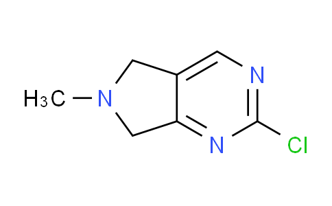 CAS No. 1545506-40-8, 2-chloro-6-methyl-5H,6H,7H-pyrrolo[3,4-d]pyrimidine
