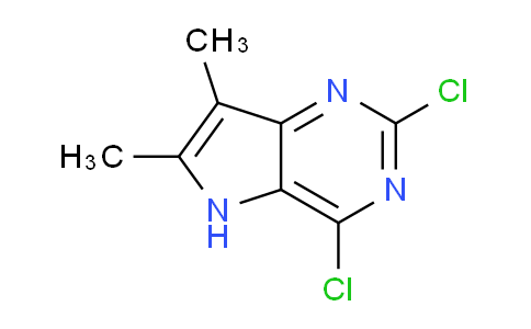CAS No. 1062517-28-5, 2,4-dichloro-6,7-dimethyl-5H-pyrrolo[3,2-d]pyrimidine
