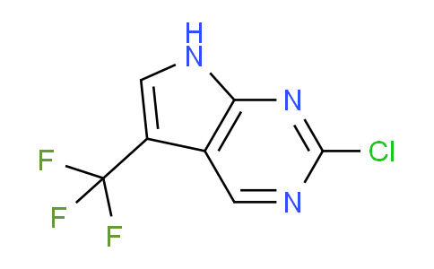 CAS No. 1638768-93-0, 2-chloro-5-(trifluoromethyl)-7H-pyrrolo[2,3-d]pyrimidine