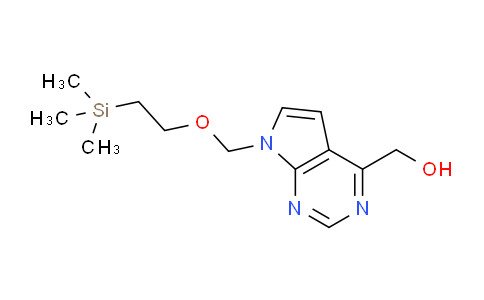 CAS No. 2306264-42-4, [7-(2-trimethylsilylethoxymethyl)pyrrolo[2,3-d]pyrimidin-4-yl]methanol
