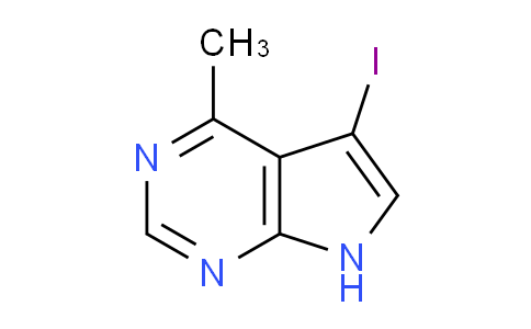CAS No. 1303426-83-6, 5-iodo-4-methyl-7H-pyrrolo[2,3-d]pyrimidine