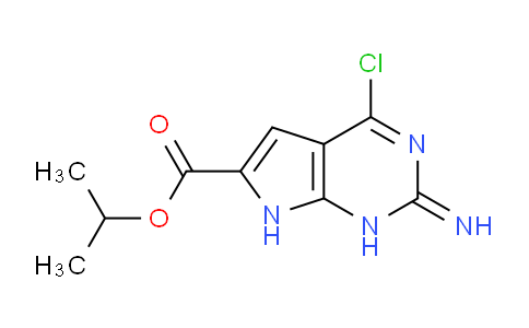DY779639 | 929973-15-9 | propan-2-yl 4-chloro-2-imino-1H,2H,7H-pyrrolo[2,3-d]pyrimidine-6-carboxylate