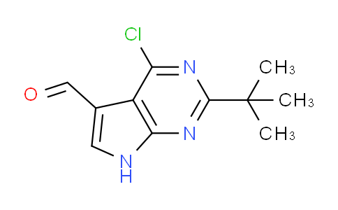 DY779642 | 2091216-63-4 | 2-tert-butyl-4-chloro-7H-pyrrolo[2,3-d]pyrimidine-5-carbaldehyde