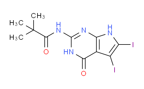 DY779652 | 137281-09-5 | Propanamide,N-(4,7-dihydro-5,6-diiodo-4-oxo-3H-pyrrolo[2,3-d]pyrimidin-2-yl)-2,2-dimethyl-