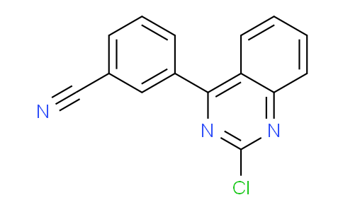 CAS No. 1292317-90-8, 3-(2-Chloroquinazolin-4-yl)benzonitrile