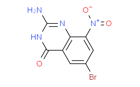 CAS No. 130148-54-8, 2-Amino-6-bromo-8-nitroquinazolin-4(3H)-one