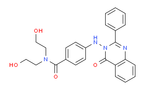 CAS No. 131604-14-3, N,N-Bis(2-hydroxyethyl)-4-((4-oxo-2-phenylquinazolin-3(4H)-yl)amino)benzamide
