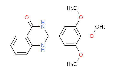 MC779687 | 13165-12-3 | 2-(3,4,5-Trimethoxyphenyl)-2,3-dihydroquinazolin-4(1H)-one