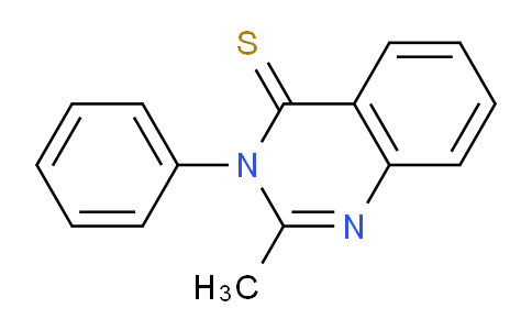 CAS No. 13193-50-5, 2-Methyl-3-phenylquinazoline-4(3H)-thione