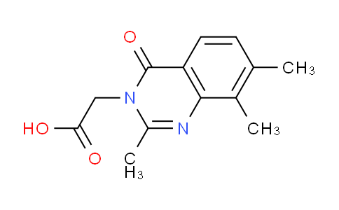 CAS No. 1322604-42-1, 2-(2,7,8-Trimethyl-4-oxoquinazolin-3(4H)-yl)acetic acid