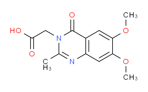 CAS No. 1322604-66-9, 2-(6,7-Dimethoxy-2-methyl-4-oxoquinazolin-3(4H)-yl)acetic acid