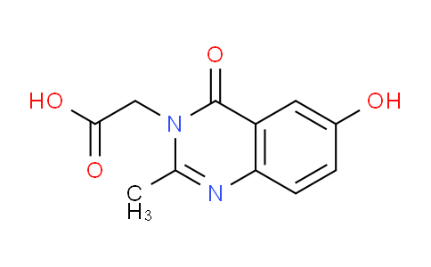 CAS No. 1322605-11-7, 2-(6-Hydroxy-2-methyl-4-oxoquinazolin-3(4H)-yl)acetic acid