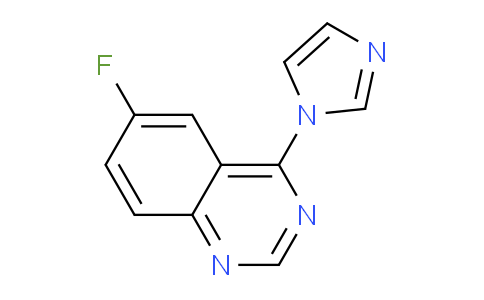 CAS No. 1328807-93-7, 6-Fluoro-4-(1H-imidazol-1-yl)quinazoline