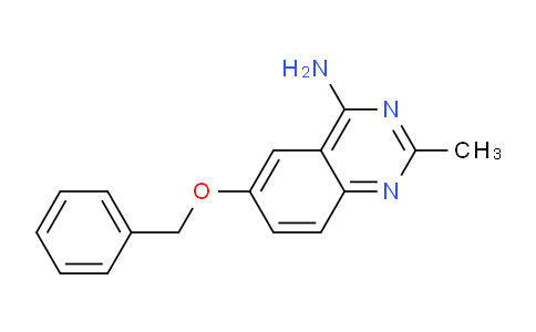CAS No. 1332529-99-3, 6-(Benzyloxy)-2-methylquinazolin-4-amine