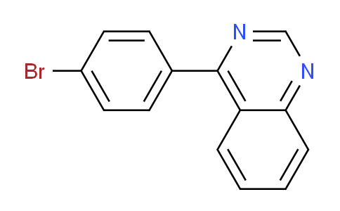 CAS No. 1332696-79-3, 4-(4-Bromophenyl)quinazoline