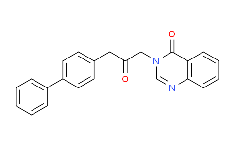 CAS No. 134563-06-7, 3-(3-([1,1'-Biphenyl]-4-yl)-2-oxopropyl)quinazolin-4(3H)-one