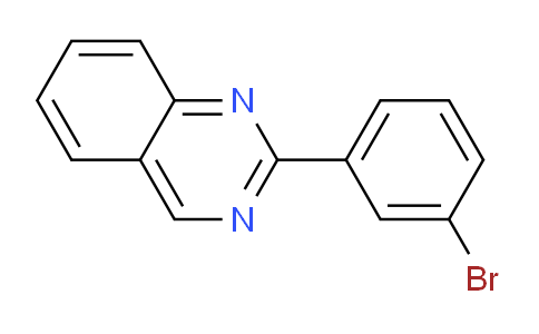 CAS No. 1353000-30-2, 2-(3-Bromophenyl)quinazoline